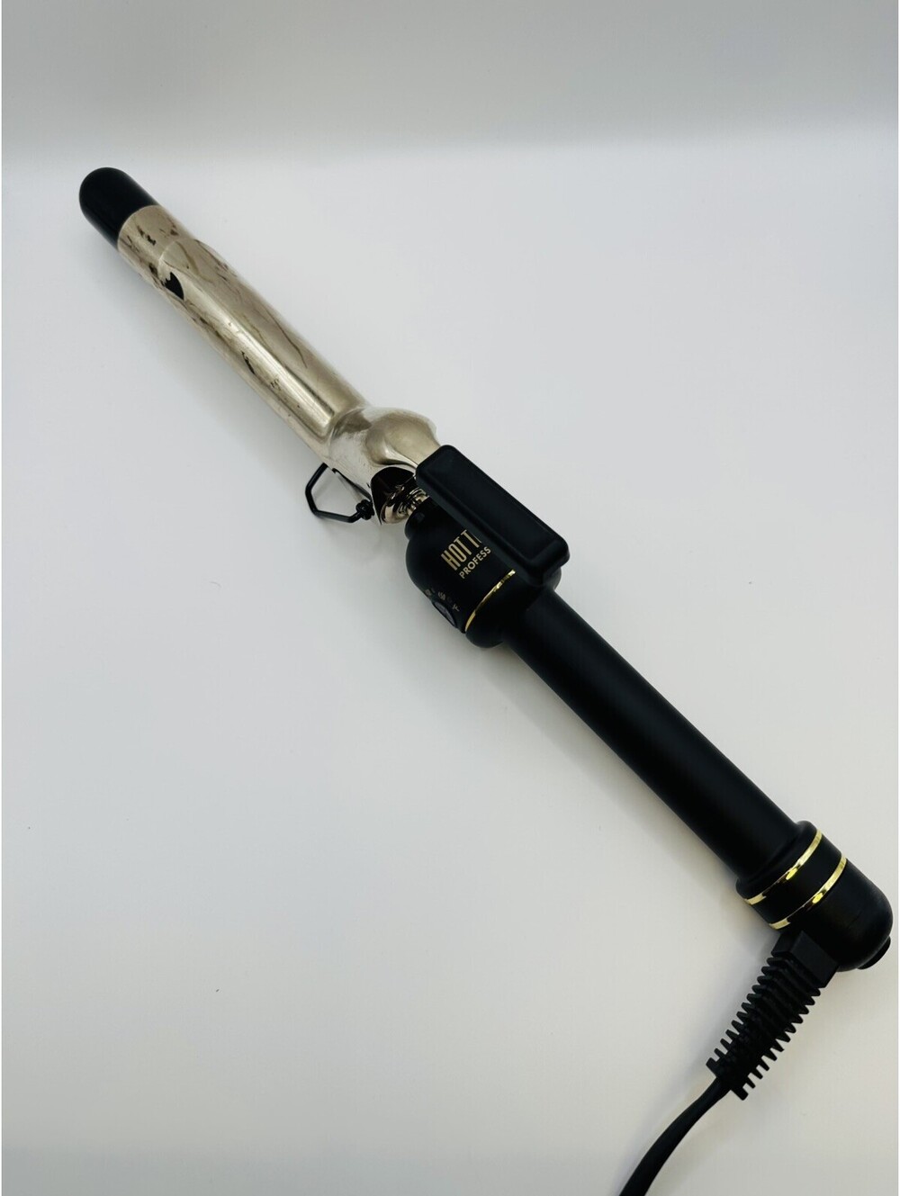 Hot Tools Pro Signature Gold Curling Iron Long-Lasting Defined Curls 1 Inch